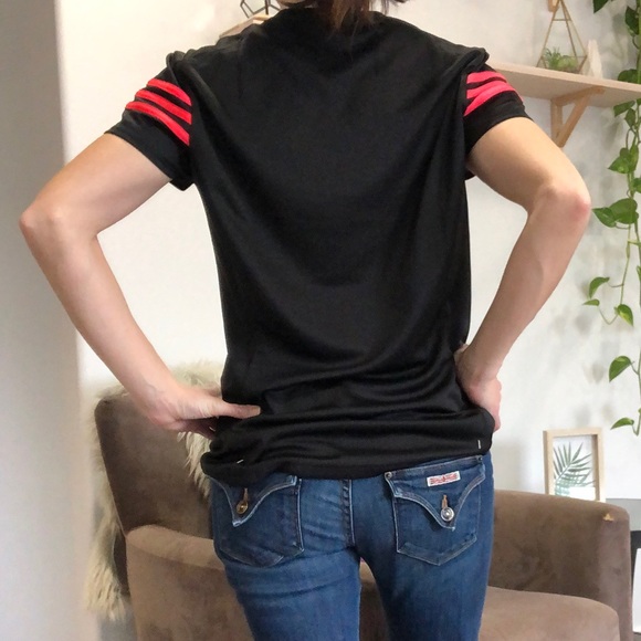 ADIDAS Black Running Climalite Shirt Large - Picture 4 of 9